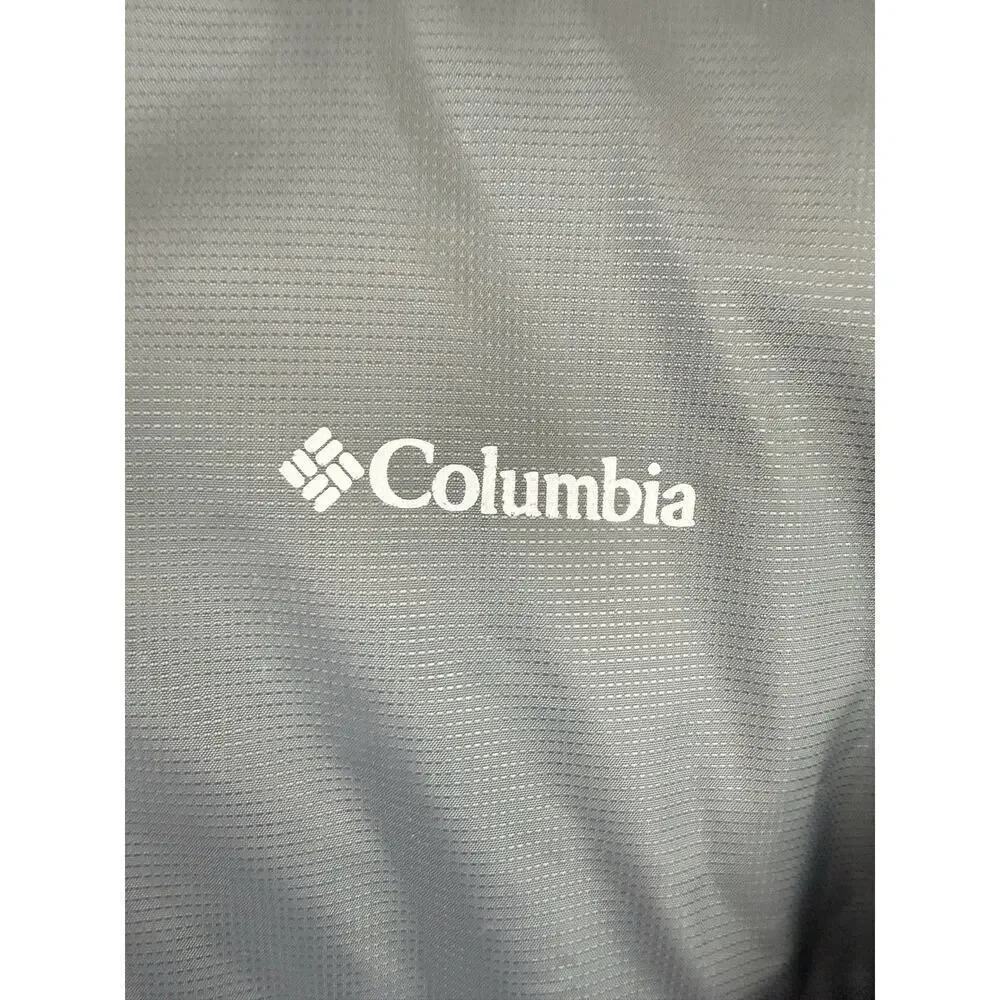 Columbia Boys Steens Mountain Hooded Fleece Jacket Large 14-16, Grey & Khaki